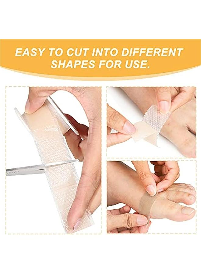 Heel Sticker Silicone Gel Tape Protector, Blister Prevention Bandages for Feet, Hand Foot Bandage for Calluses Tender Spots Shoe Friction - Image 3