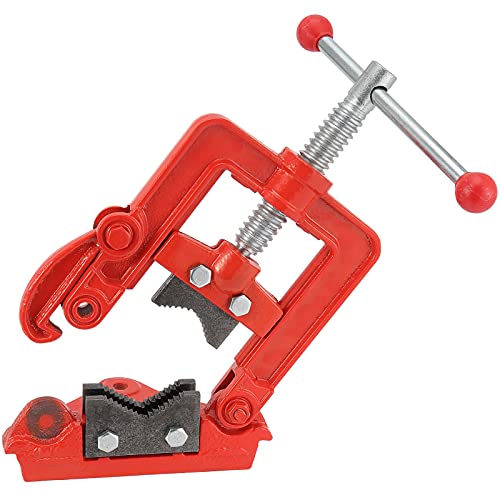 MUKLEI Heavy Duty Pipe Vice - 0.4 to 2.4 Inches Capacity, Forged Bench Yoke Vise Threader for Cutting & Fixing Pipes 10 to 60mm - Image 4