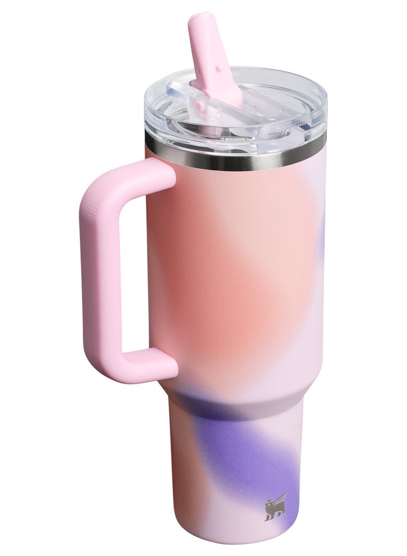 Stanley Quencher ProTour Flip Straw Tumbler with Leakproof Lid 40 oz | Built-In Straw & Handle | Cupholder Compatible for Travel | Insulated Stainless Steel Cup | BPA-Free - Image 2