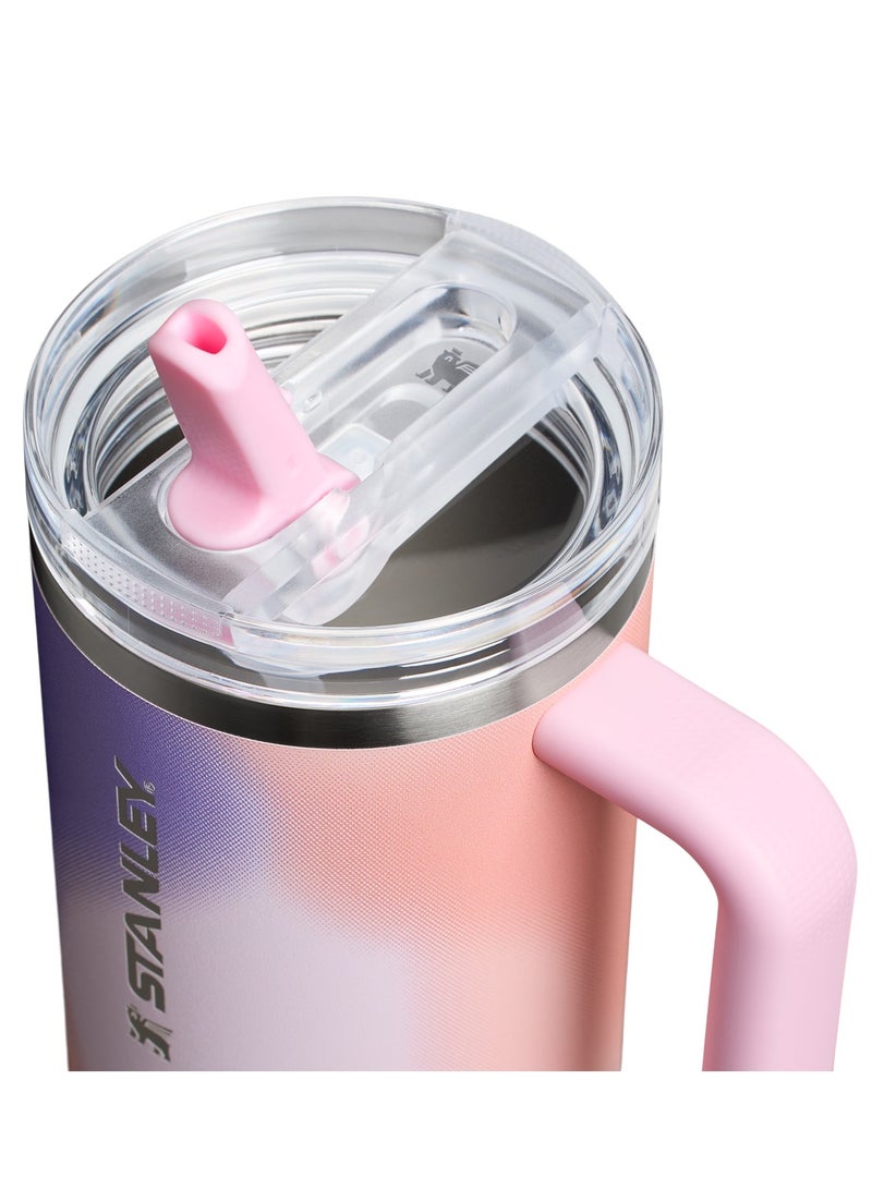 Stanley Quencher ProTour Flip Straw Tumbler with Leakproof Lid 40 oz | Built-In Straw & Handle | Cupholder Compatible for Travel | Insulated Stainless Steel Cup | BPA-Free - Image 3