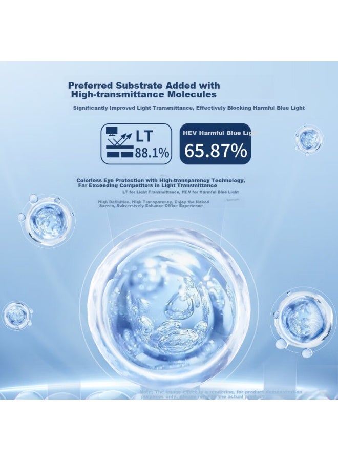 Mryc Blue Light Blocking Screen Protector For Computer Monitor, Desktop, Laptop, Anti-Radiation Eye Protection Film, Blue Light Filter, Acrylic Hanging 13.3 Inch 16:9 - Image 3