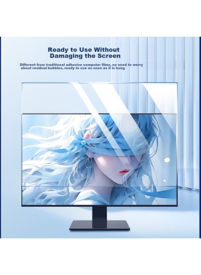Mryc Blue Light Blocking Screen Protector For Computer Monitor, Desktop, Laptop, Anti-Radiation Eye Protection Film, Blue Light Filter, Acrylic Hanging 13.3 Inch 16:9 - Image 5