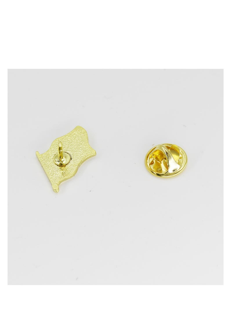 PRINTSHOP4ME - Egypt National Flag Lapel Pins and Brooch Badge to show your patriotism for Egypt (Flag Badge) - Image 1