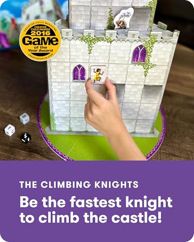 SimplyFun The Climbing Knights Exciting Castle Climbing Strategy Board Game Fine Motor Skills Educational Fun with Magnetic Knights Guard Pawns Premium Components 24 Players Ages 8 Up - Image 5