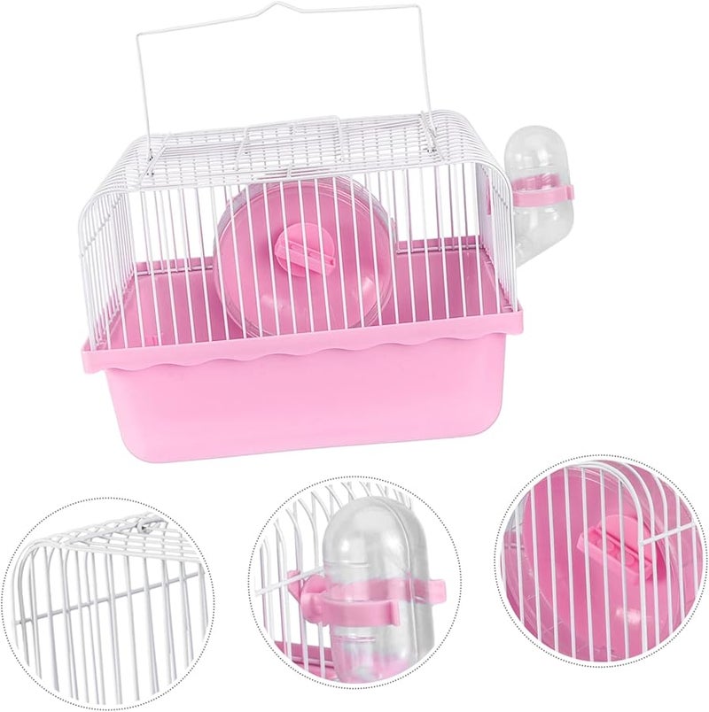 Small Portable Hamster Cage Running Wheel For Guinea Pigs And Hamsters Pet Toy Accessory - Image 3