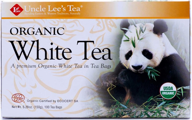 Uncle Lee's Tea Uncle Lee's Organic White Tea - 100 Tea Bags - Image 1
