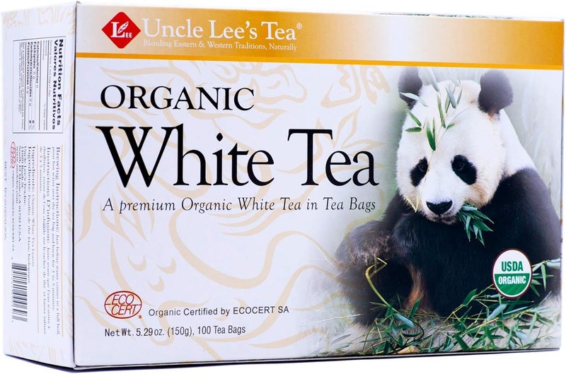 Uncle Lee's Tea Uncle Lee's Organic White Tea - 100 Tea Bags - Image 3