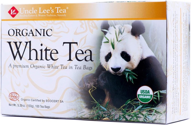 Uncle Lee's Tea Uncle Lee's Organic White Tea - 100 Tea Bags - Image 4