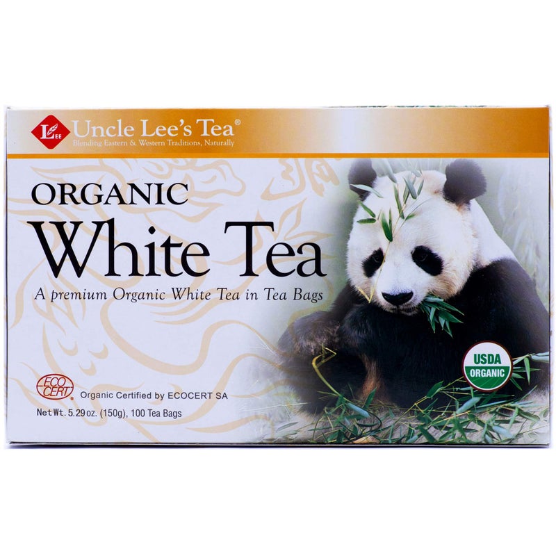 Uncle Lee's Tea Organic White Tea 100 Bags - Image 1