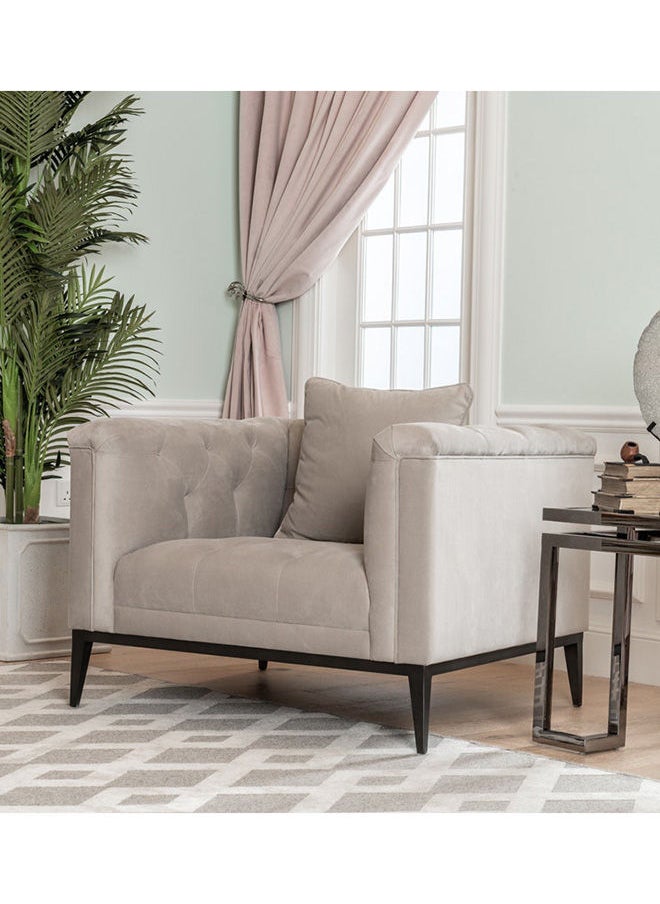 2XL Home - Cudham One-Seater Sofa In 75x103x93 cm -Beige - Image 1
