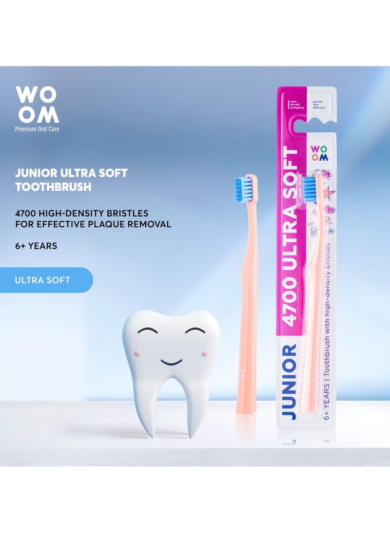 Woom Toothbrush Kids Woom Junior  4700 Ultra Soft Safe For Kid'S Teeth And Gums - Image 2