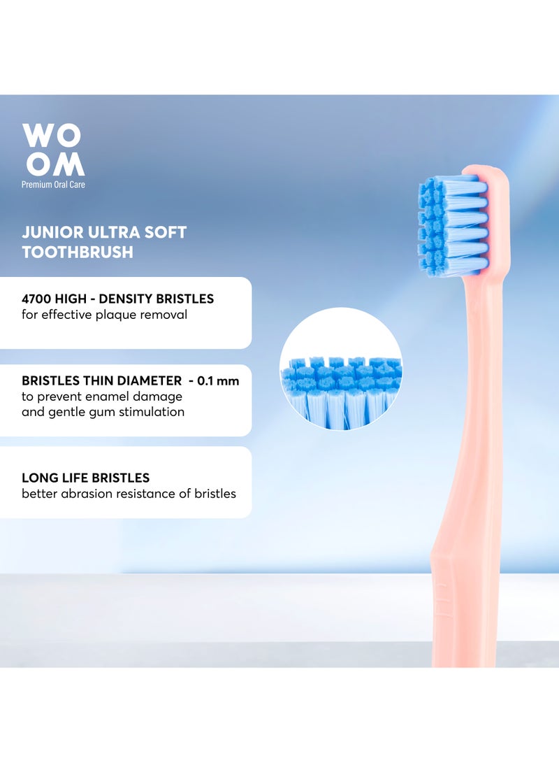 Woom Toothbrush Kids Woom Junior  4700 Ultra Soft Safe For Kid'S Teeth And Gums - Image 4