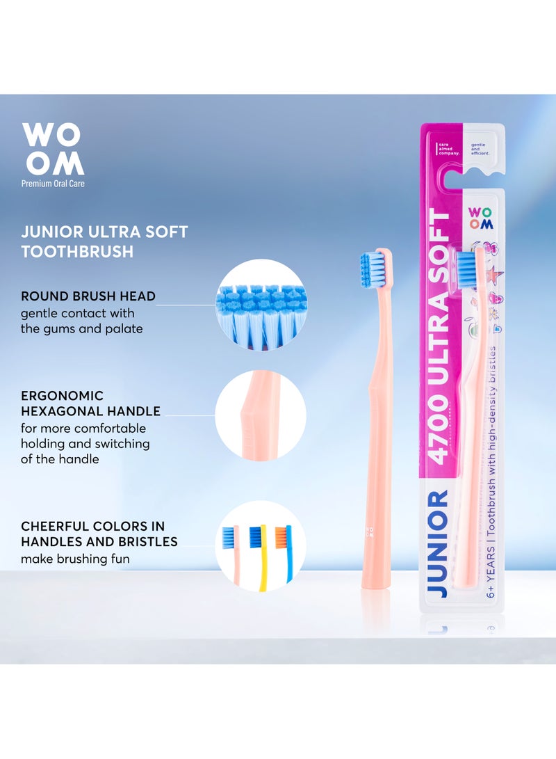 Woom Toothbrush Kids Woom Junior  4700 Ultra Soft Safe For Kid'S Teeth And Gums - Image 5