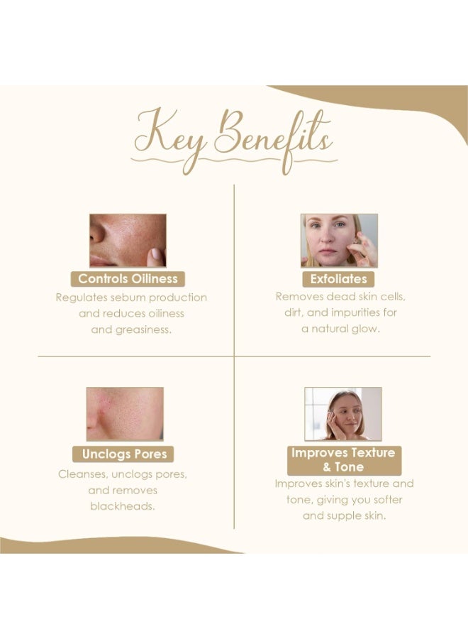 minature Moroccan Rhassoul Nude (Ghassoul) Clay Powder 227g (8oz) |Premium Face Mask & Hair Cleanser | DIY Cosmetics |Skin & Hair Care - Image 3