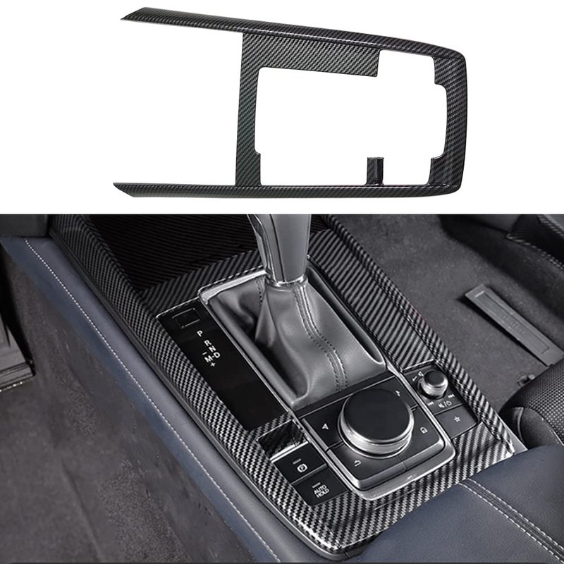AOKIO Interior Center Console Gear Shift Panel Frame Cover Decoration Trim for Mazda CX30 CX30 Accessories 2020 2021 2022 2023 2024 2025 for Left Hand Drive