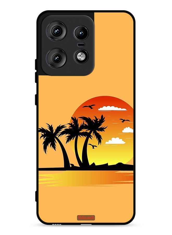 Tolwak Motorola Edge 50 Pro 5G Protective Case Cover Drawing Abstract Design - Image 1