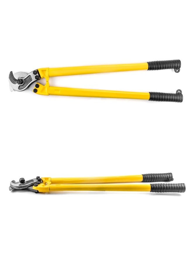 كيو دبليو او ار كي قاطع كابلات QWORK مقاس 24 بوصة - للكابلات الفولاذية الناعمة والصلبة والحبال السلكية - Image 2