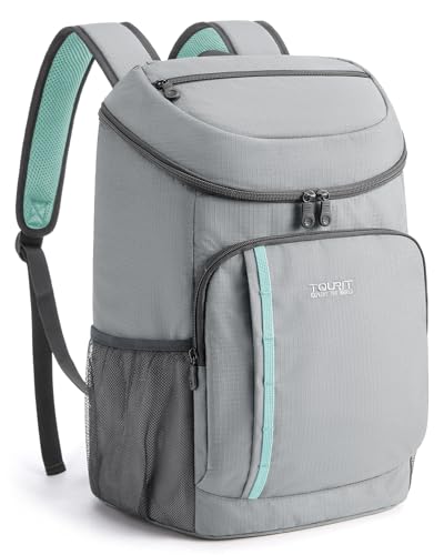TOURIT Cooler Backpack Insulated 30 Cans Lightweight Leak Proof Travel Cooler Bag Soft Waterproof Backpack Cooler for Men Women Camping Hiking Beach Travel Picnic - Image 1