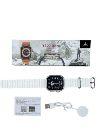 watch case: gold, strap: white