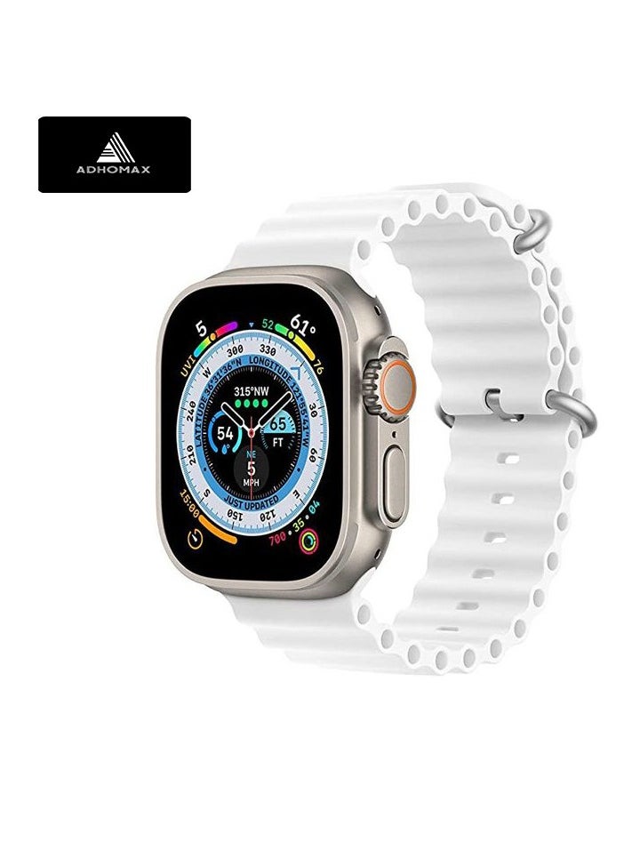 adhomax - New 2025 T800 Ultra Smart Watch, Series 8, Elegant Design 1.99", Infinite Display, Fitness Tracker, Heart Rate, Oxygen Monitor, Calls, Wireless Charging, Works With IOS, android for men, women - Image 1