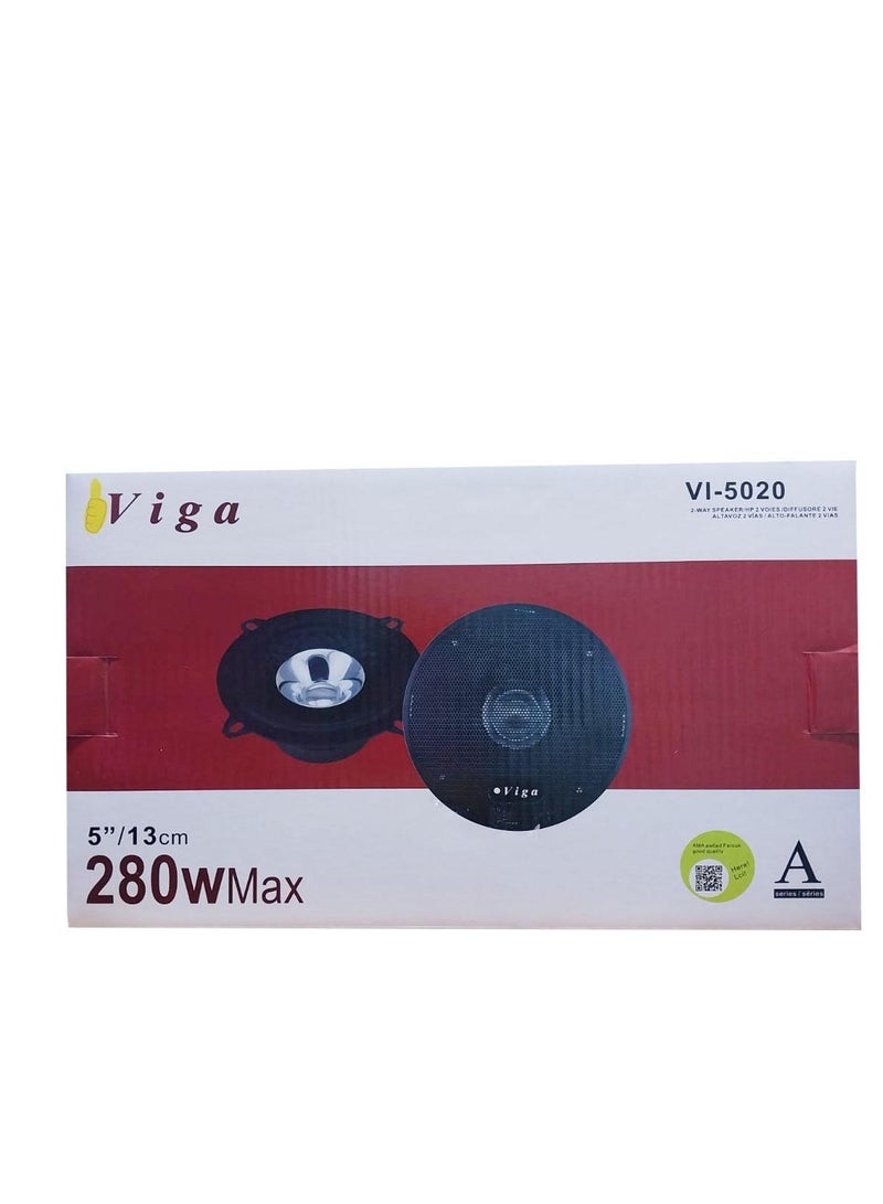 مكبرات صوت للسيارة موديل VI-5020 280 وات 5 بوصة - Image 2