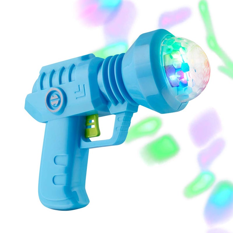 FlashingBlinkyLights Space Gun Cool Light Up Toy with LED Projecting Spinning Lights - Image 4