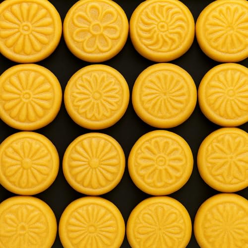 GS KITCHENWARE GS Round Shape Peda & Sweet Stamper – Small 1.25 inch Plastic Mold Cutter for Indian Sweets, Cookies & Desserts | Easy Festive Kitchen Tool for Perfect Designs. - Image 4