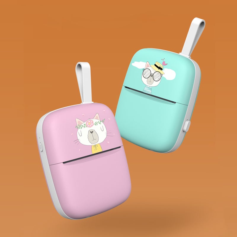 Mini Pocket Photo Printer Portable Mobile Thermal Printing Machine All in One 203DPI Wireless BT Connection for Picture Lable DIY Handcraft List Meno Notes Journal Receipt Paper Instant Printer - Image 5