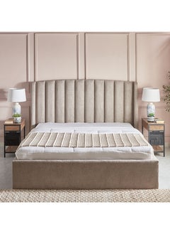 Home Box Maine Lewis Upholstered King Bed 135 x 208 x 217 cm, Mattress Size - 180x200cm  - Image 2