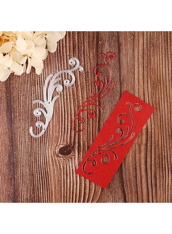 3D قطع زهور معدنية مقاس 7.7 × 4.3 سم لصناعة بطاقات الألبوم والمناسبات مثل حفلات الزفاف وأعياد الميلاد - Image 1