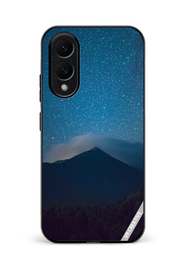 Protective Case Cover For Samsung Galaxy S25 Edge Nights Design Multicolour