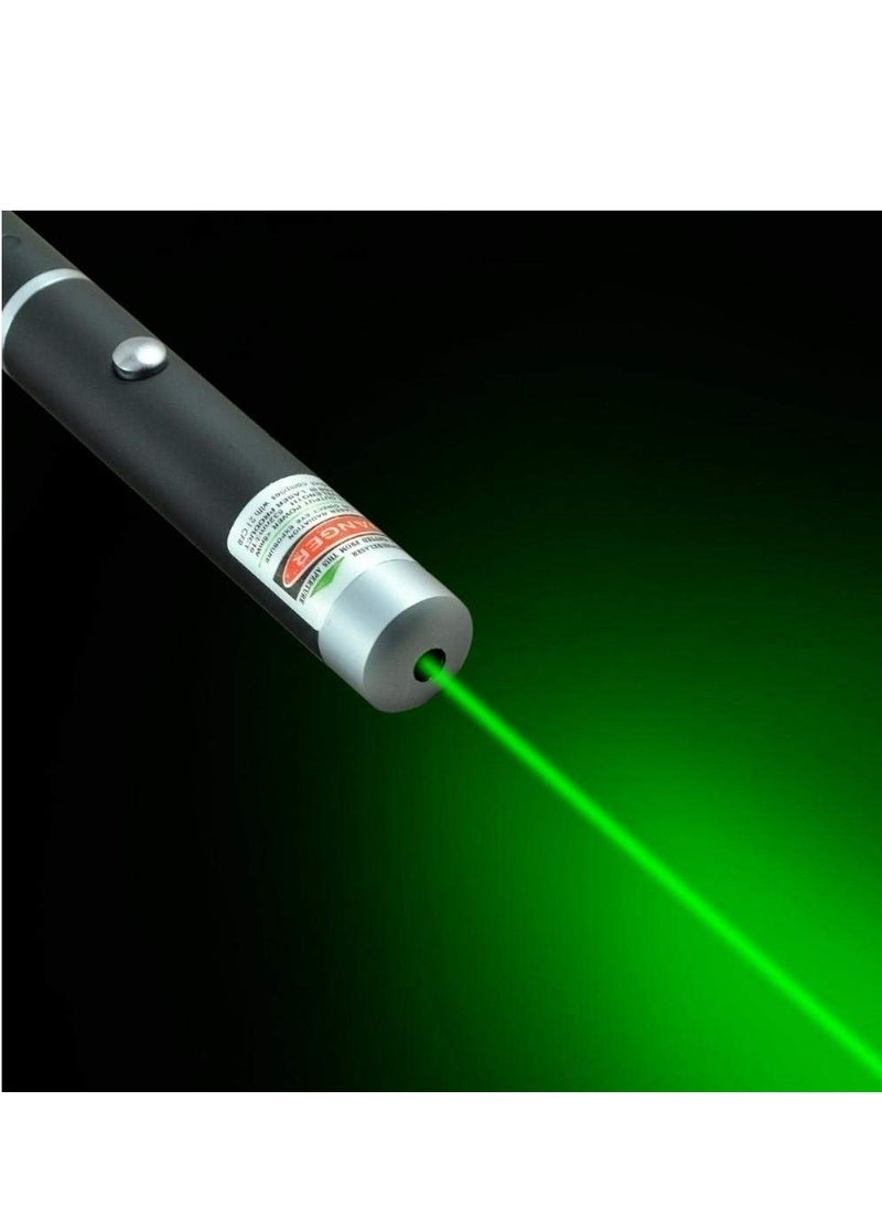 Generic - Multi Green Ray Laser Pointer Light Visible Beam with Star Head Caps for Kids & Office use - Image 1