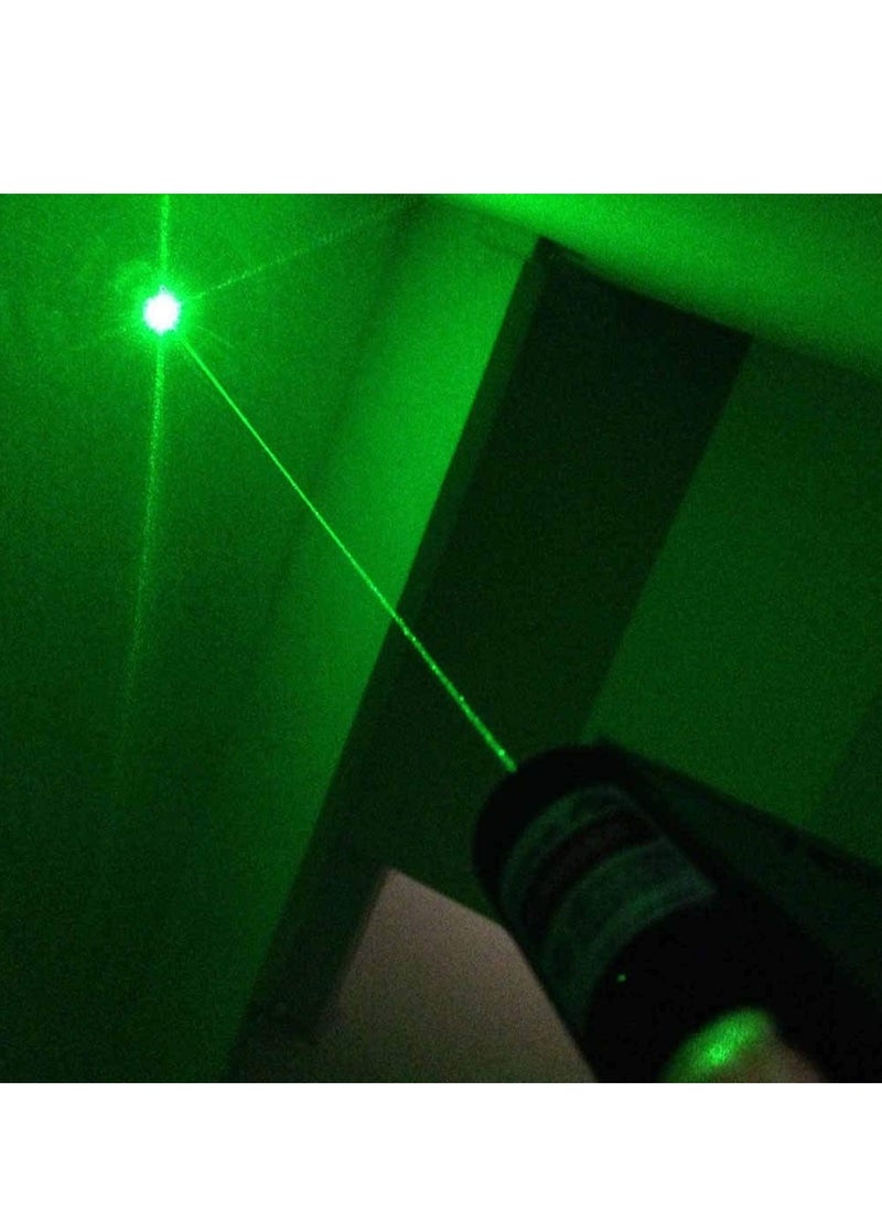 Generic - Multi Green Ray Laser Pointer Light Visible Beam with Star Head Caps for Kids & Office use - Image 1