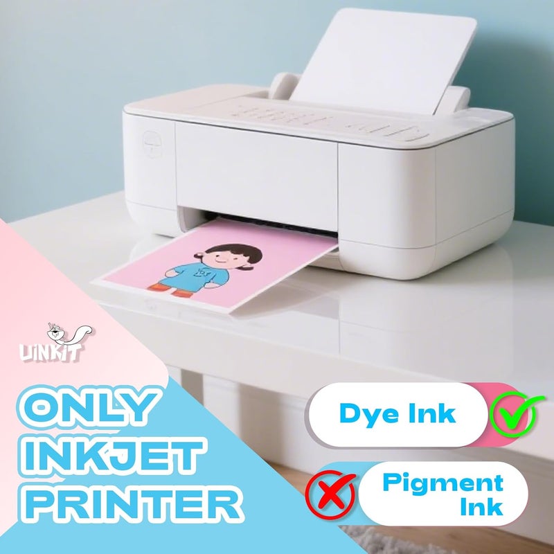Uinkit 37lb legal size Thin Flyer Paper Glossy 8.5x14 Inkjet 100 Sheets Single Side DIY Chip Bag 135gsm Photos Picture for Inkjet Printer with Dye Ink legal size Brochure (8.5X14X100) - Image 3
