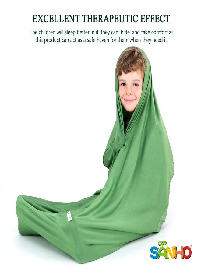 SANHO Dynamic Movement Sensory Sock, Body Sock, Toys for Autistic and Sensory Processing Disorders, Updated Version, Good for Height:35"- 59" Green - Image 3