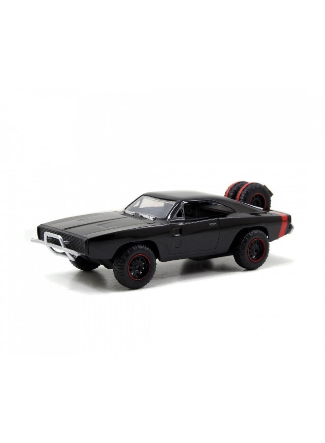 Jada Toys مجموعة سيارات نموذجية من جادا فاست آند فيوريوس - دودج تشارجر R/T و جيب رانجلر لتاج (1:32، 19 سم) - Image 2