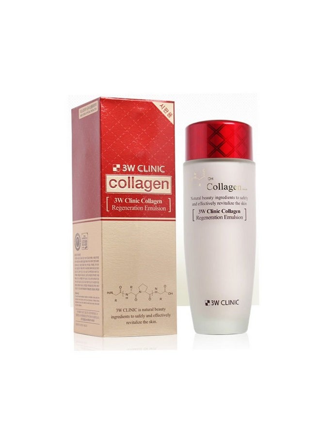 3W CLINIC Collagen Regeneration Emulsion 150 Ml  - Image 1