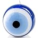 BCS Blue Evil Eye Candle - Nazar Home Decor - Handmade Unscented Premium Candles for Home & Office Vela Ojo Turco - 2 - Image 2