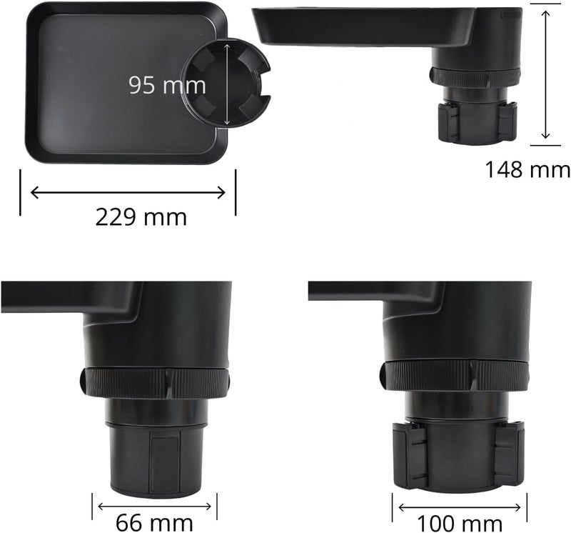 DCG Center Car Seat Tray, Cup Holder Tray for Car - Image 3