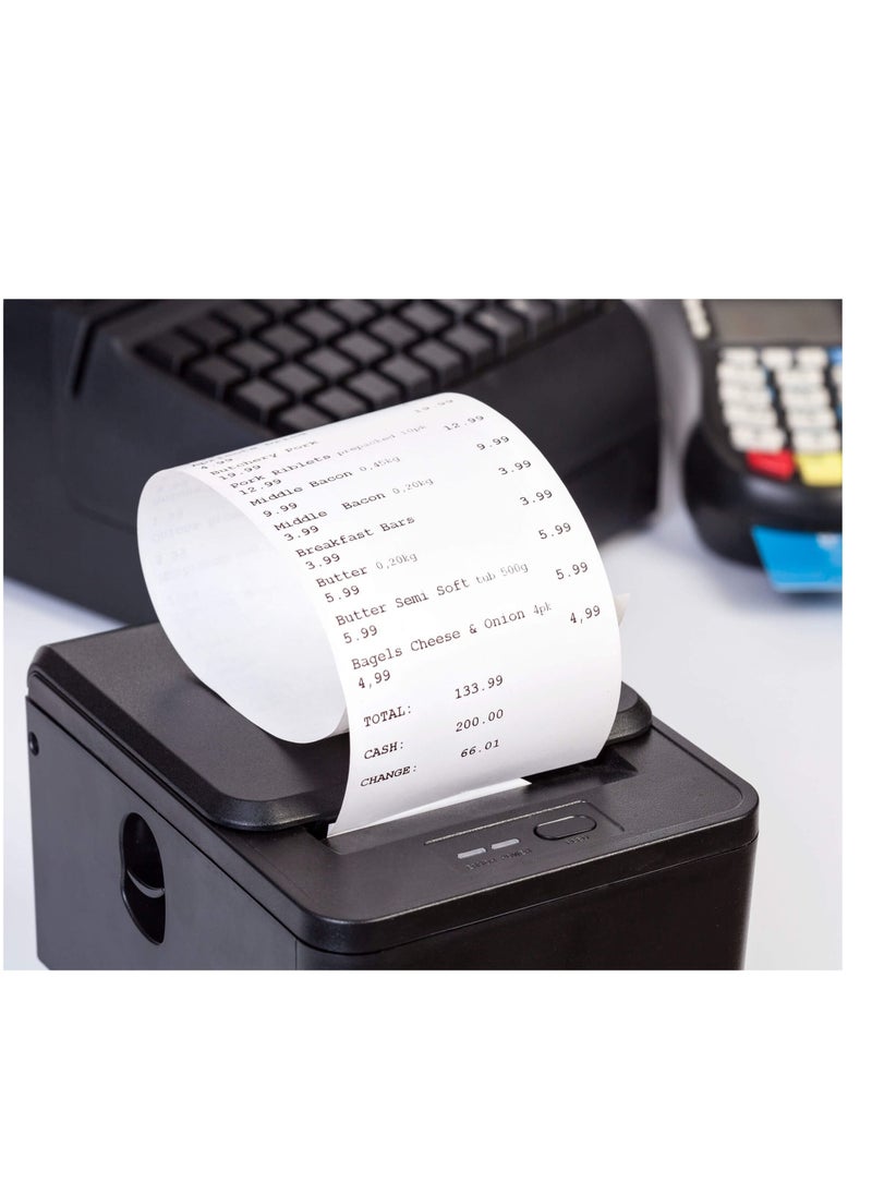 Generic Cash Register Paper 57*50 mm Printed thermal POS Paper Receipt Paper 100 Pieces in 1 Carton  - Image 3