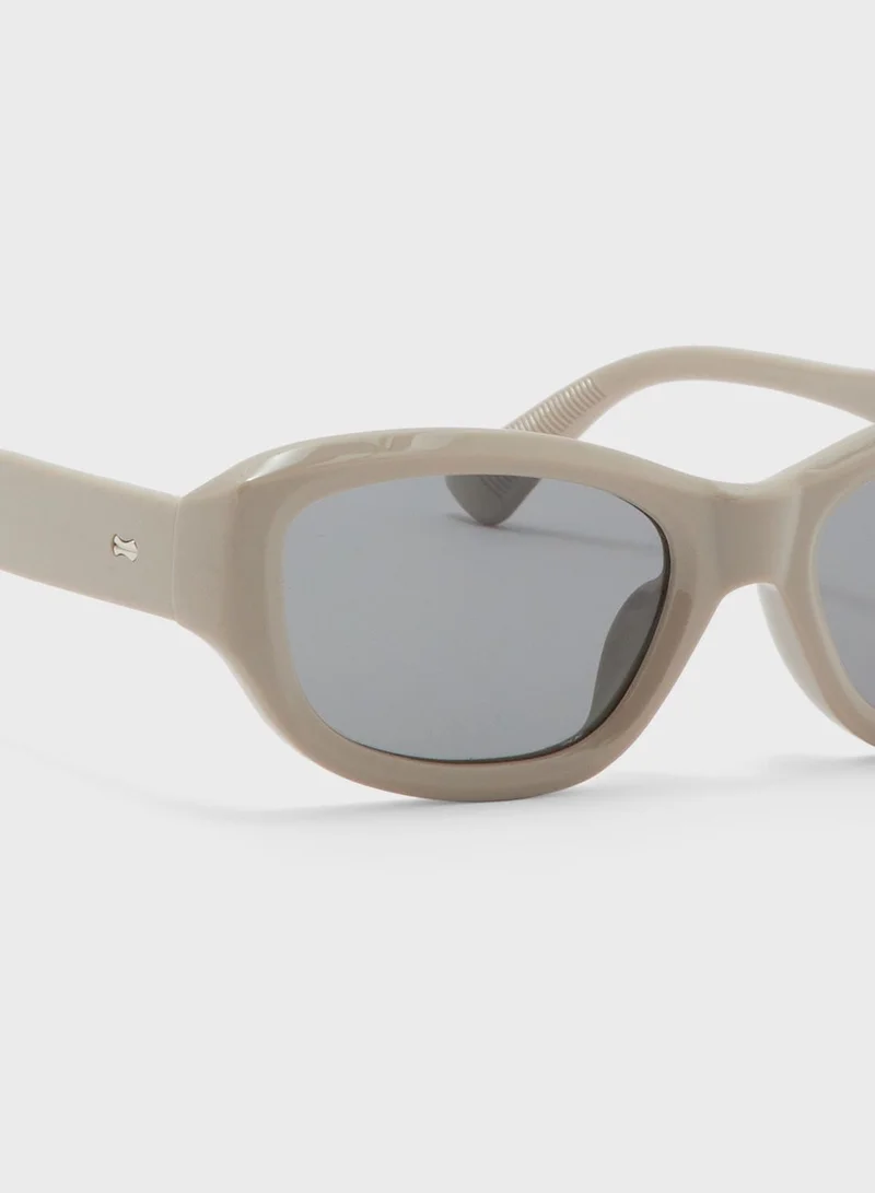 ELLA Angular Wayfarer Sunglasses