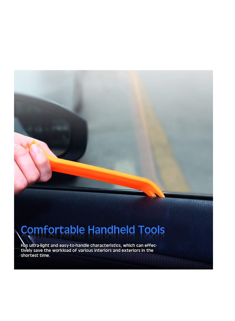 Car Radio Panel Trim Dash, Trim Removal Tool Set, Car Panel Dash, 4Pcs Trim Removal Tool Set Radio, Door, Terminal Interior Accessories Removal Tool Kit, - Image 3