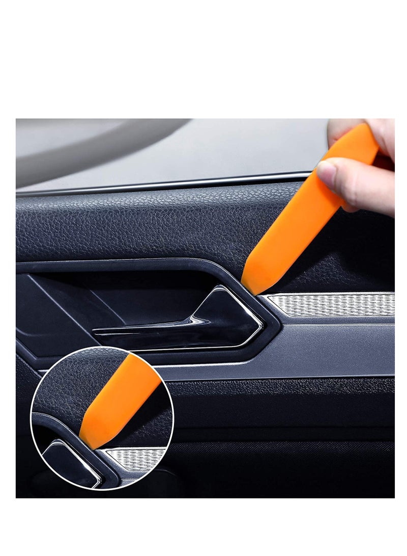 Car Radio Panel Trim Dash, Trim Removal Tool Set, Car Panel Dash, 4Pcs Trim Removal Tool Set Radio, Door, Terminal Interior Accessories Removal Tool Kit, - Image 5