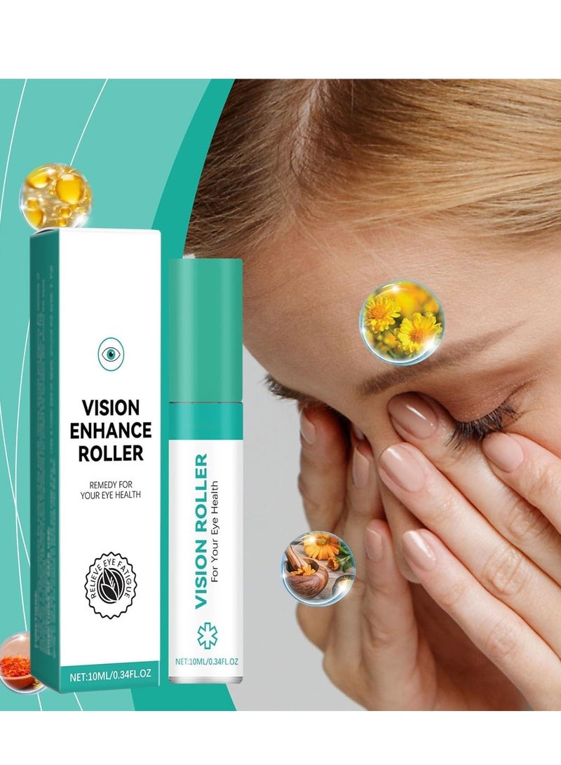 ximonth 2Pcs Vision Enhance Roller Eye Massage Roller, Relieves Eye Strain, Boosts Visual Clarity, Perfect for Eye Relaxation, Suitable for Gamers and Night Owls - Image 3