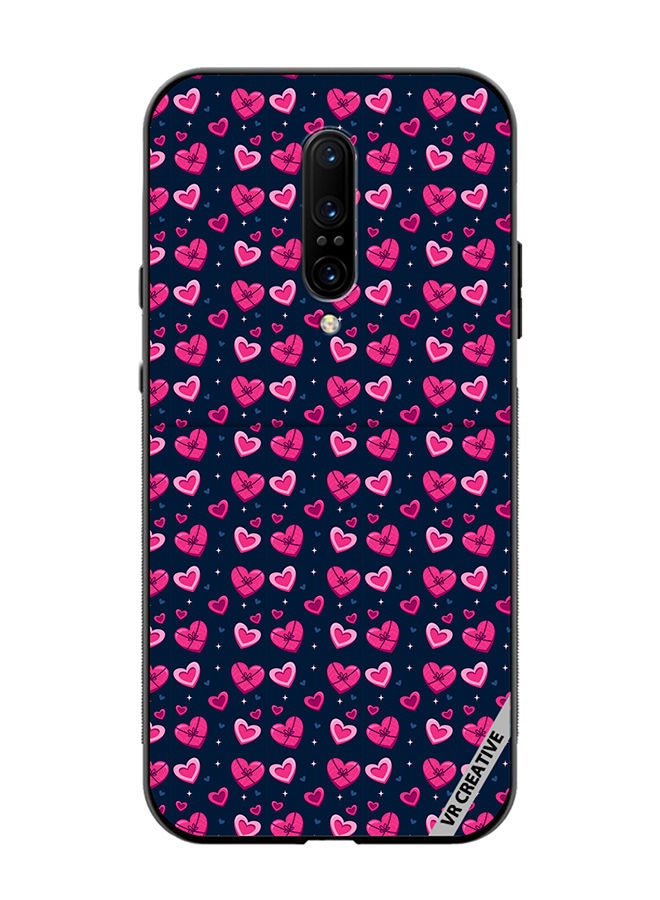 VR CREATIVE Protective Case Cover For OnePlus 7 Pro Love Pattern Design Multicolour - Image 1