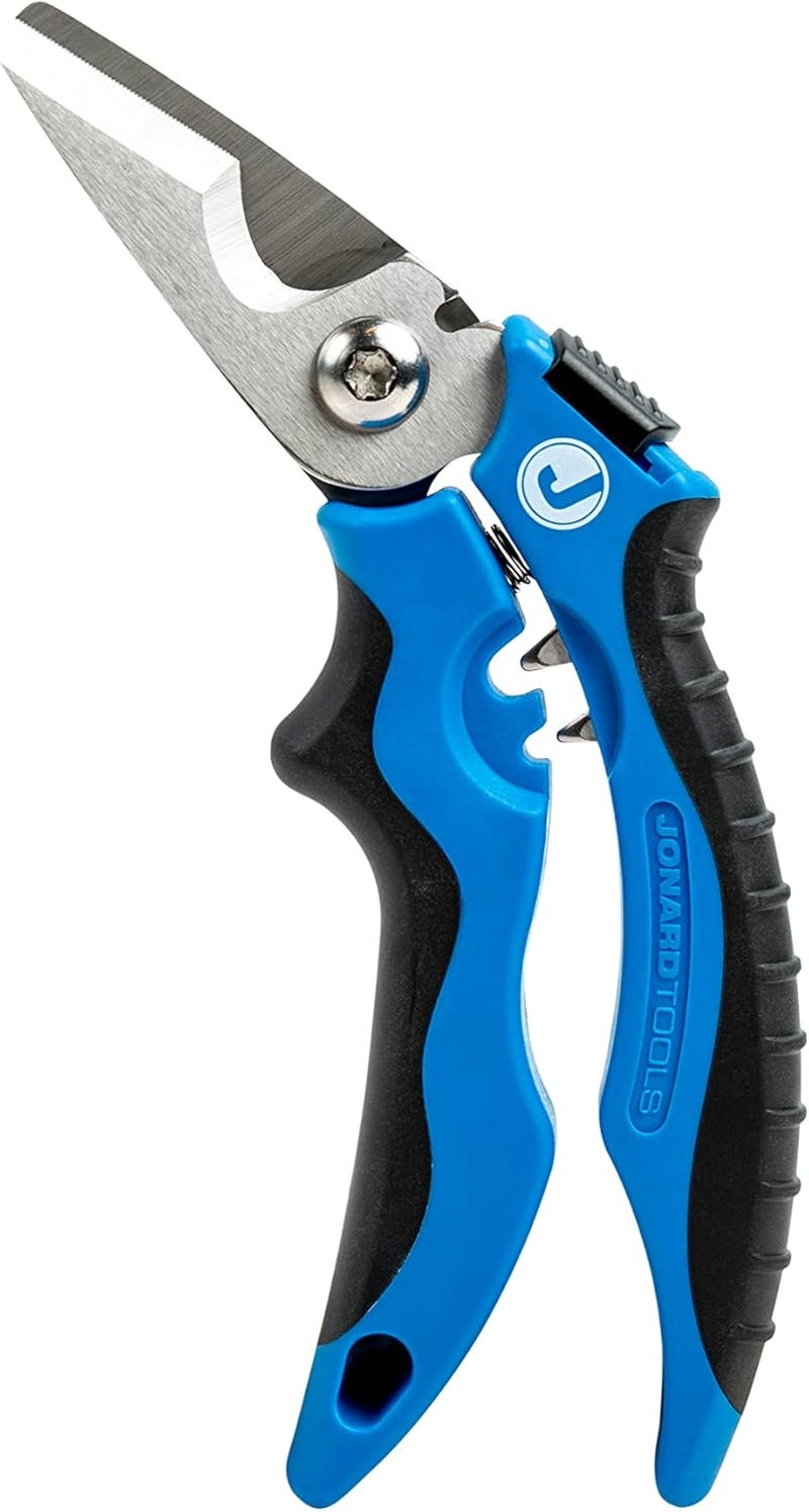 Jonard Tools KWC-700 Multi-function Kevlar® & Wire Cable Cutting Shears, 7" - Image 1