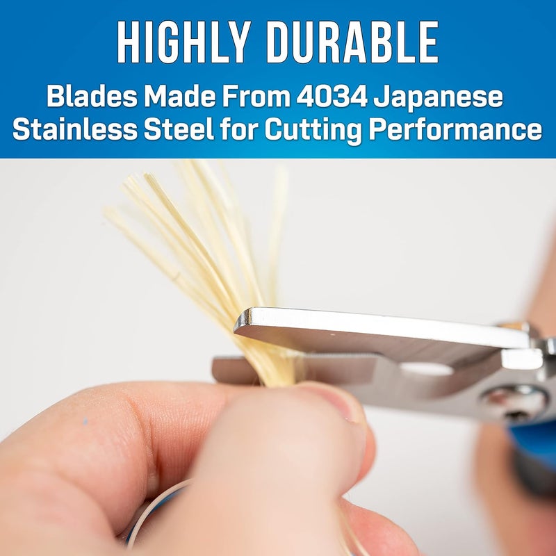 Jonard Tools KWC-700 Multi-function Kevlar® & Wire Cable Cutting Shears, 7" - Image 2