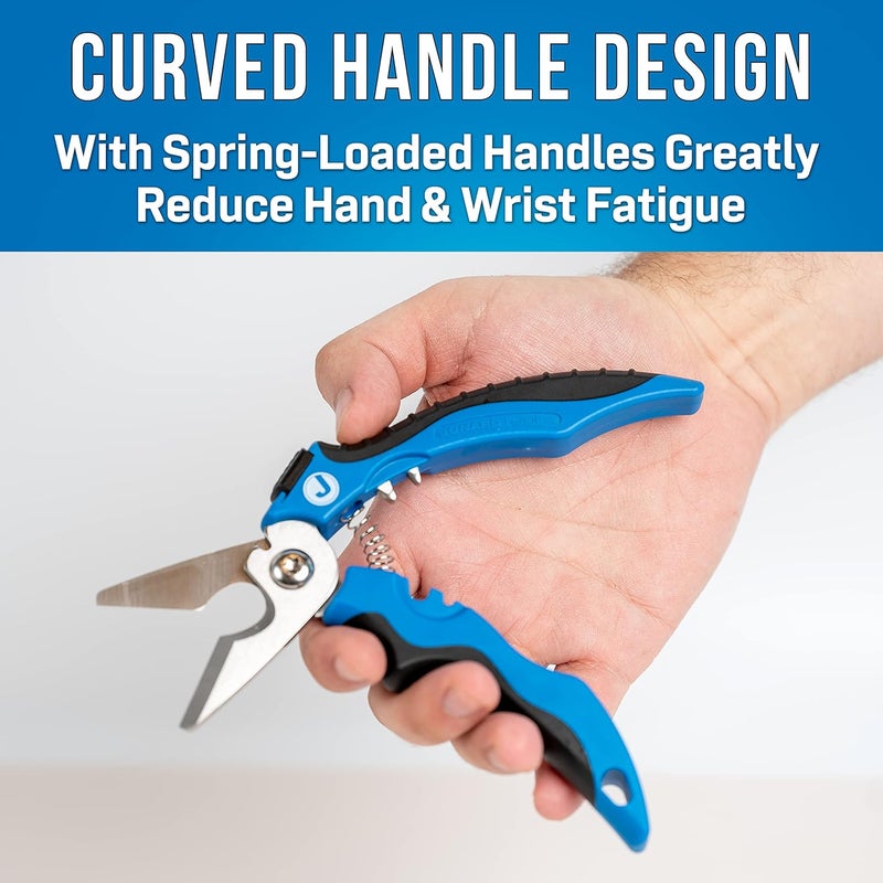 Jonard Tools KWC-700 Multi-function Kevlar® & Wire Cable Cutting Shears, 7" - Image 3