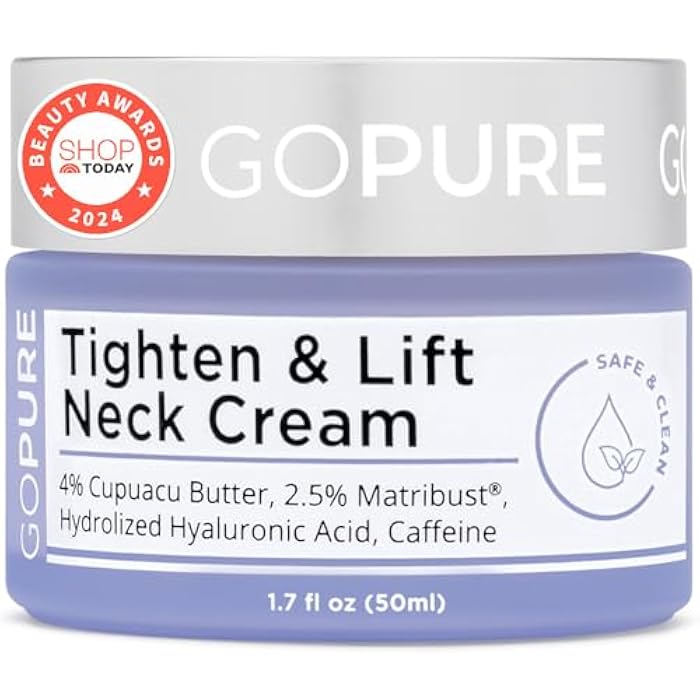 goPure Tighten and Lift Neck Cream- Clinically Tested - Image 1