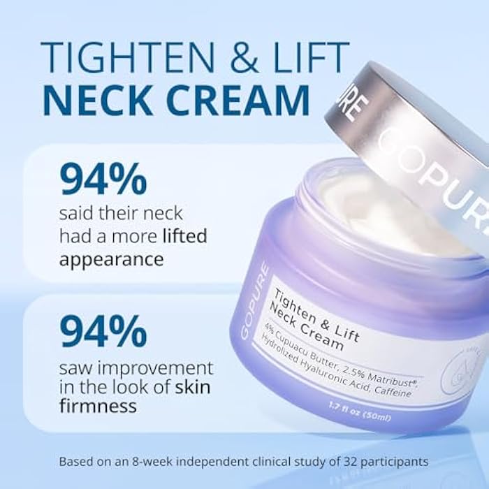 goPure Tighten and Lift Neck Cream- Clinically Tested - Image 4